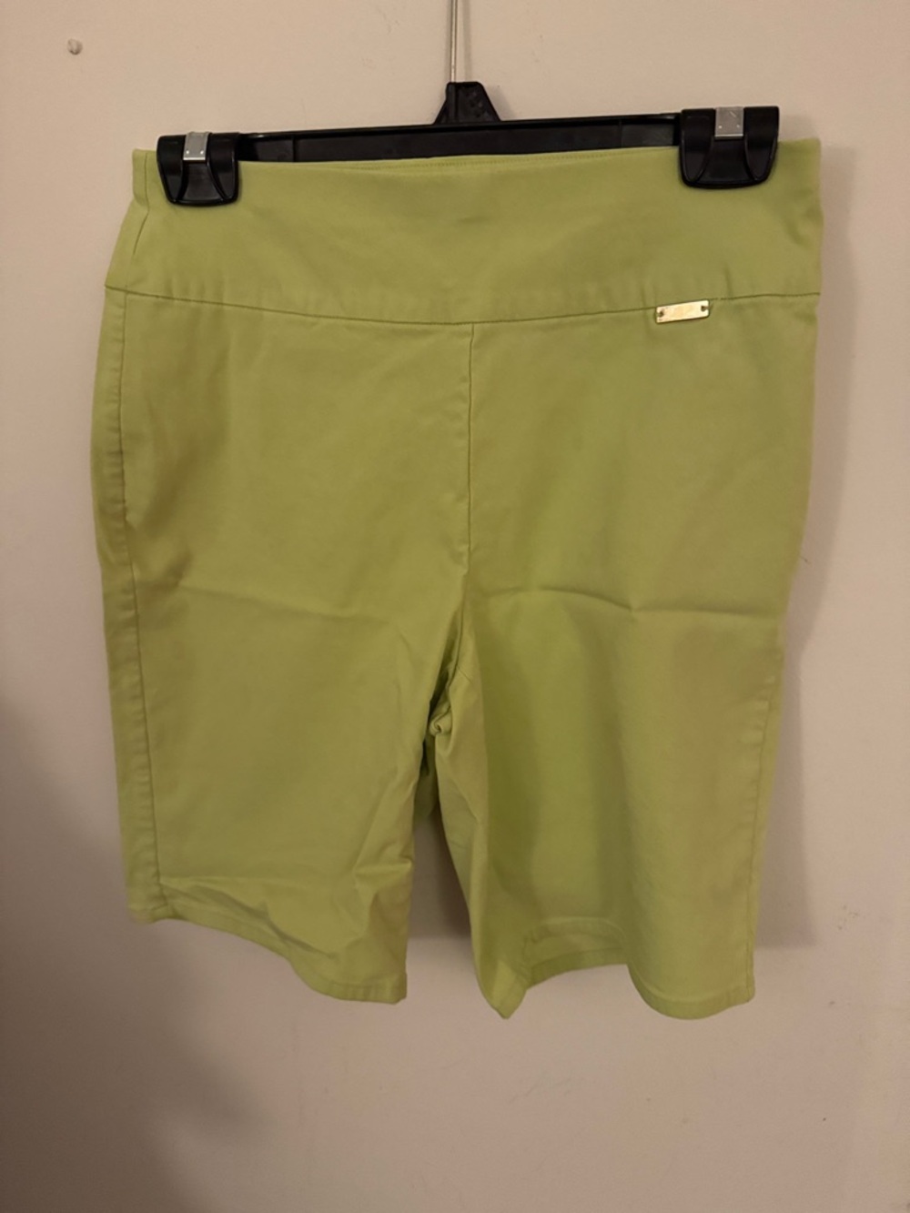INC International Concepts Light Lime Stretch Bermuda Shorts